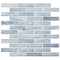 Andova Tiles ANDOVA TILES Dorian 1" x 4" Beveled Glass Brick Joint Mosaic Tile ANDDOR145 - alternate 1